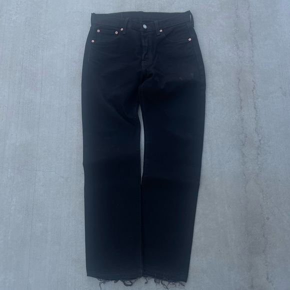 Black 501 Levi’s - Picture 1 of 6